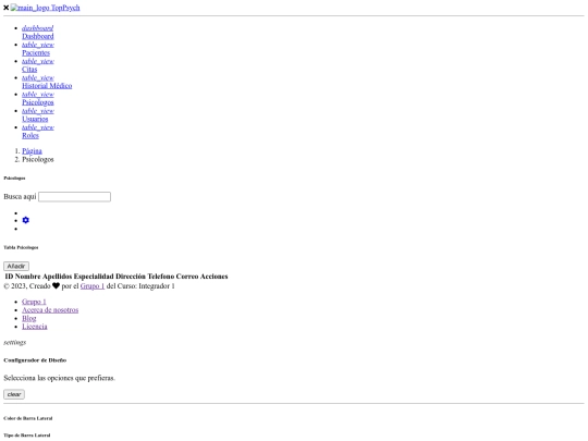 pages/psicologos screenshot