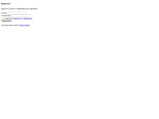 pages/register screenshot