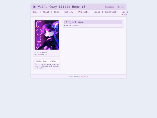 projects screenshot