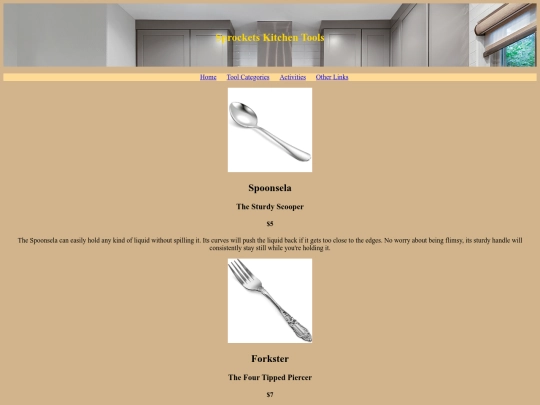 spoonsforksknives screenshot