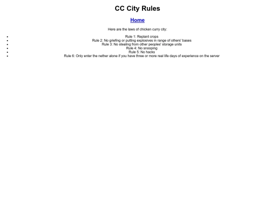 rules screenshot