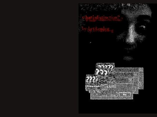 zines/distinction screenshot