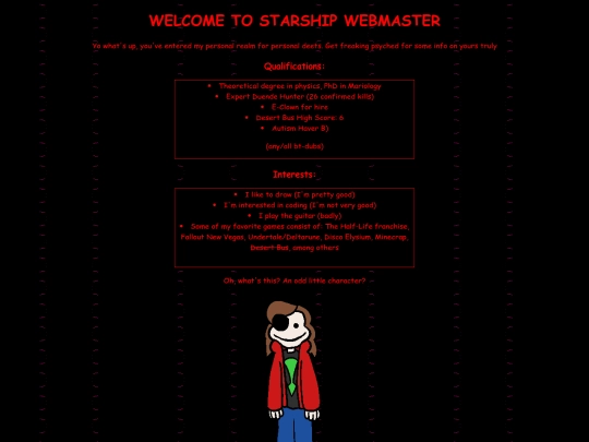 StarshipWebmaster/mainscreen screenshot