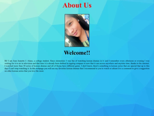 AboutUS screenshot
