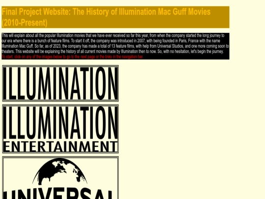 index screenshot
