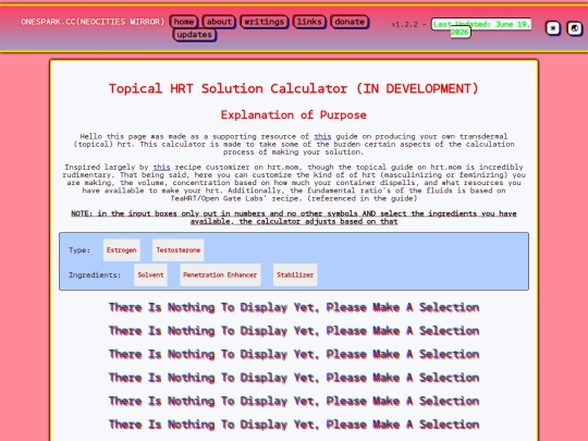 hrt/topical-calculator screenshot