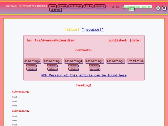 writings/writings-template screenshot
