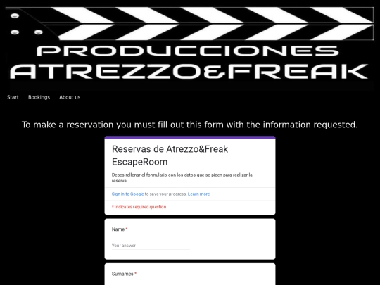 reservas screenshot