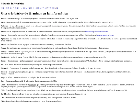 Tarea 2.2/glosario screenshot
