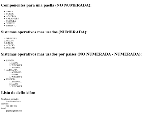 Tarea 2.3/listas screenshot