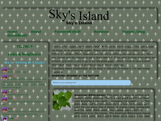 pages/FlowersN'Stuff screenshot