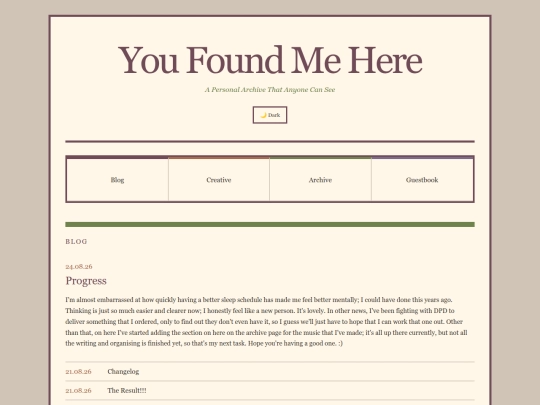 Example screenshot