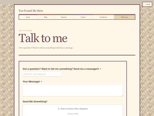 talk screenshot