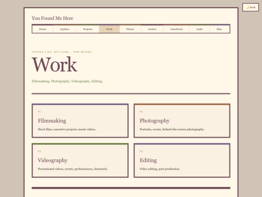 work screenshot
