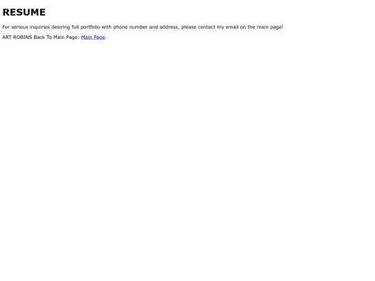 resume screenshot