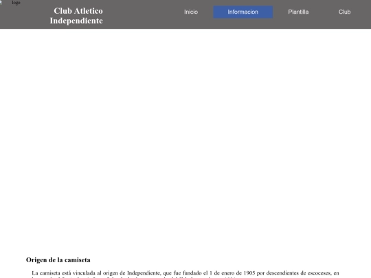 maximo/informacion screenshot