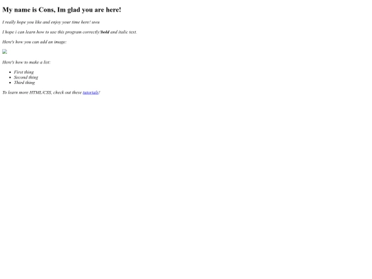 index screenshot