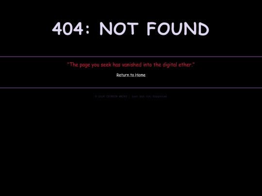 not_found screenshot
