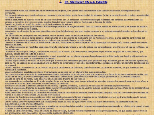la_busqueda/Orificio screenshot