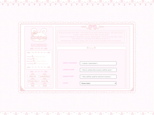 cursorform screenshot