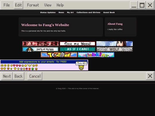 index screenshot