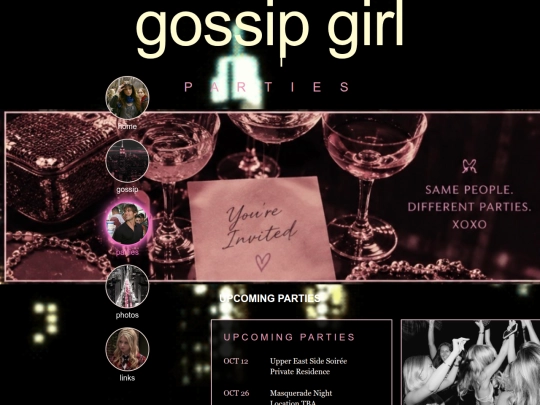 Parties screenshot