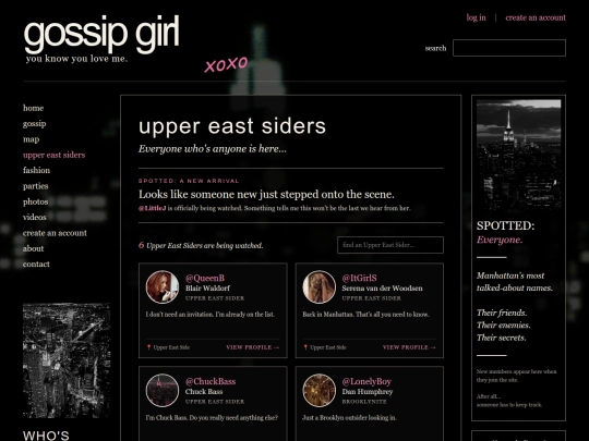users screenshot
