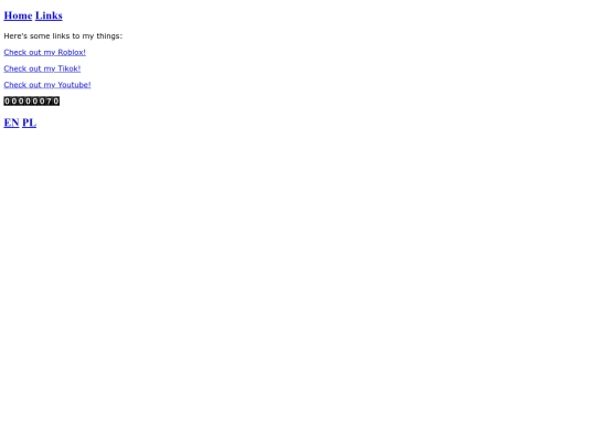 links screenshot