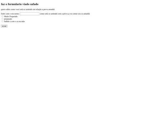 aulaLuciene/aulaLucianeFormulario screenshot