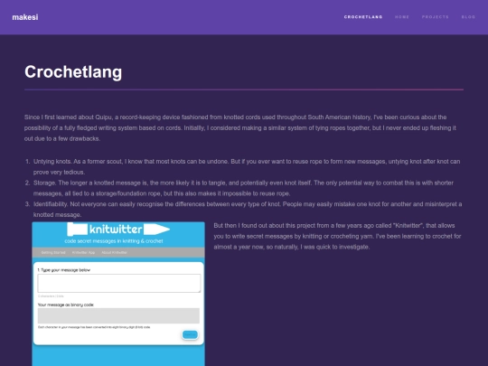 projects/crochetlang screenshot