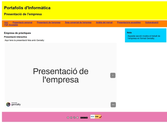 projecte/genially screenshot