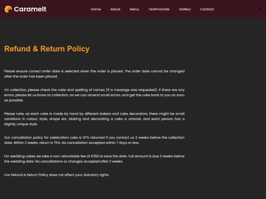 refundpolicy screenshot