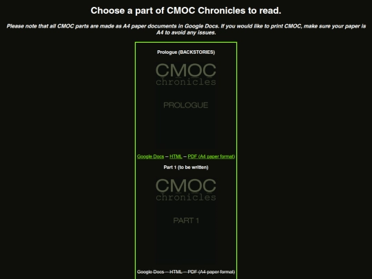 CMOC/parts screenshot