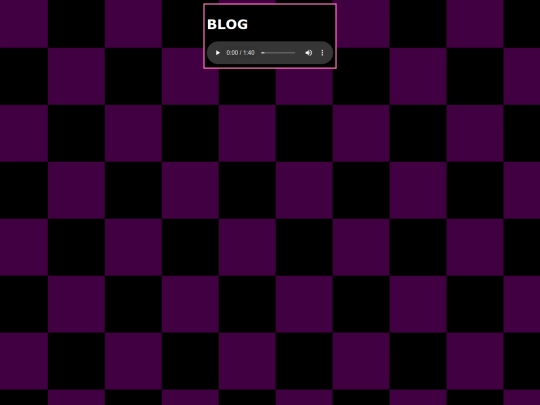 blog screenshot