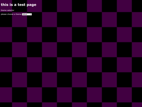 test screenshot