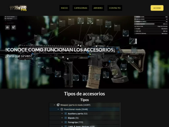 accesorios screenshot