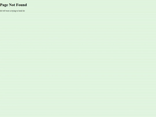 not_found screenshot