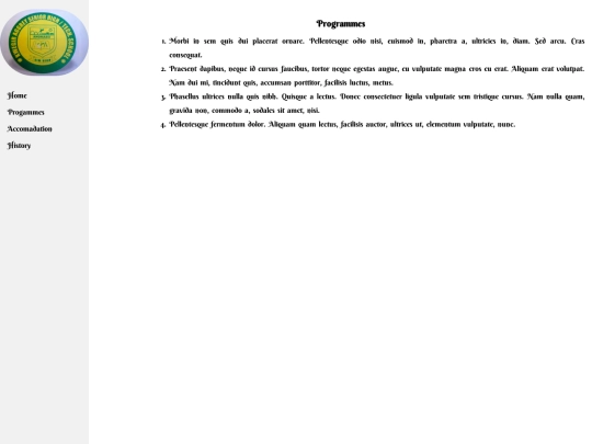 programmes screenshot