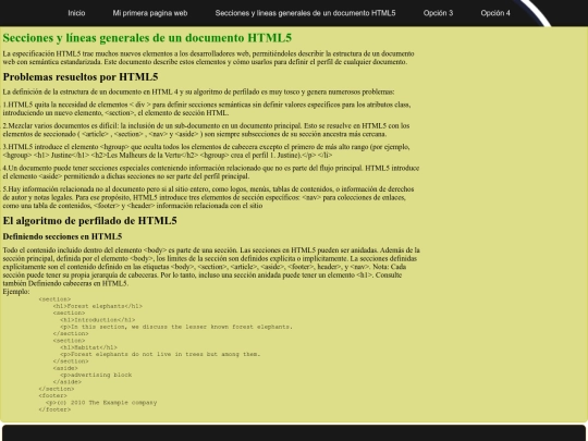 paginas/Lineas_generales_html5 screenshot