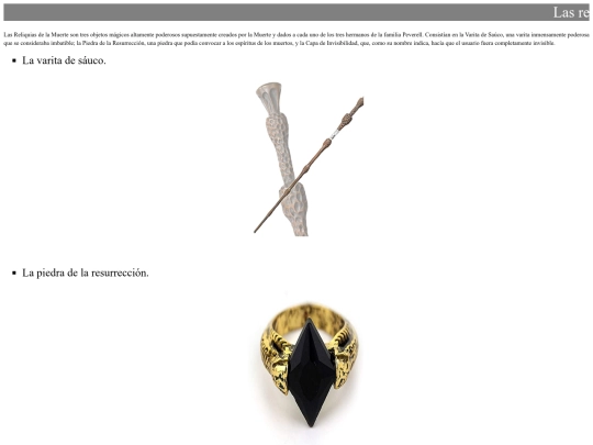 proyectofinal.html/reliquias screenshot