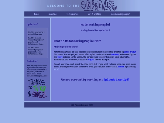 currentprojects screenshot