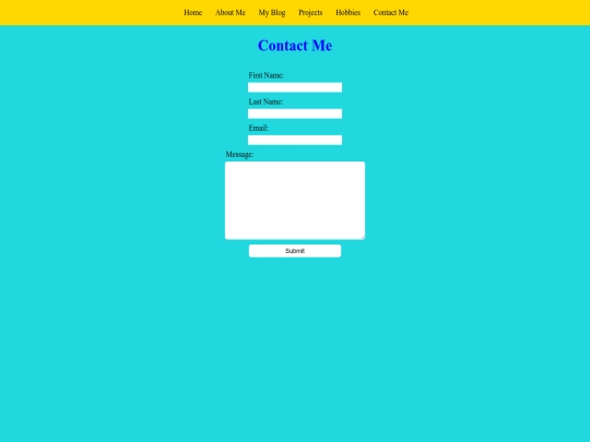 contact-me screenshot