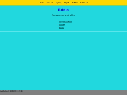 hobbies screenshot