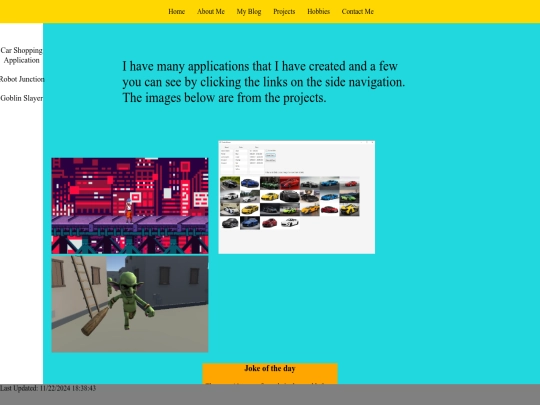 projects screenshot