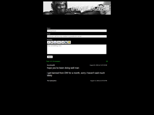 GUESTBOOK screenshot