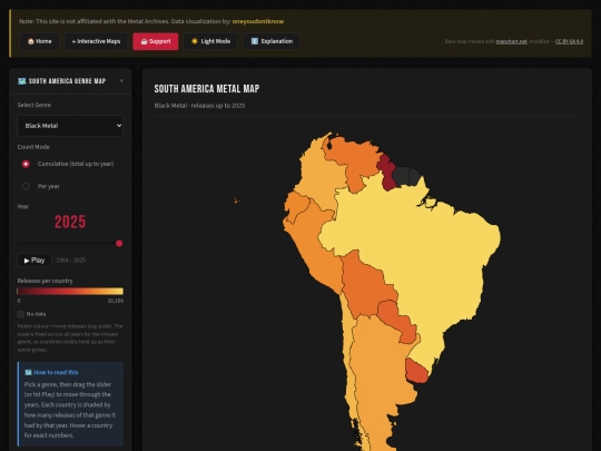 html/genre_map_south_america screenshot