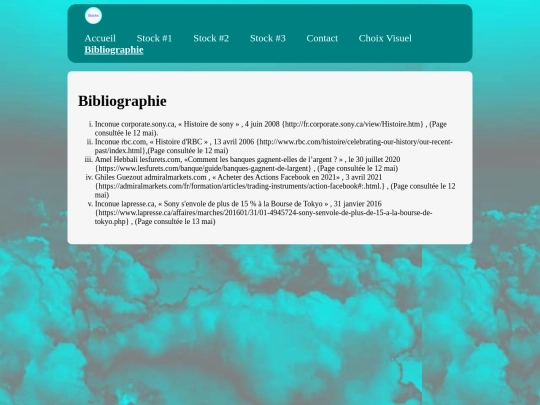 html/bibliographie screenshot