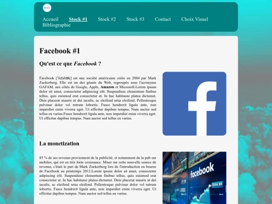 html/stock1 screenshot
