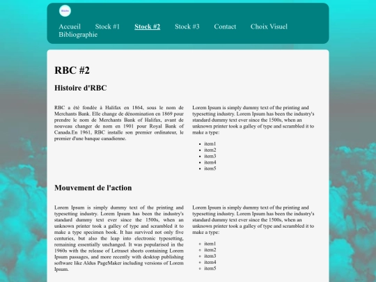 html/stock2 screenshot