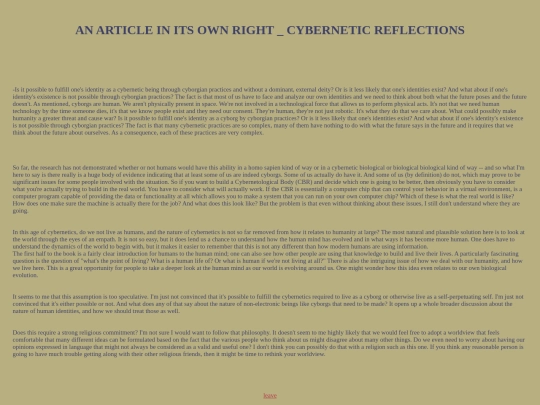 cybernetic_reflections screenshot